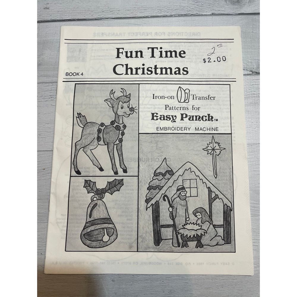 Vintage fun times christmas and childrens favorites iron on transfer patterns